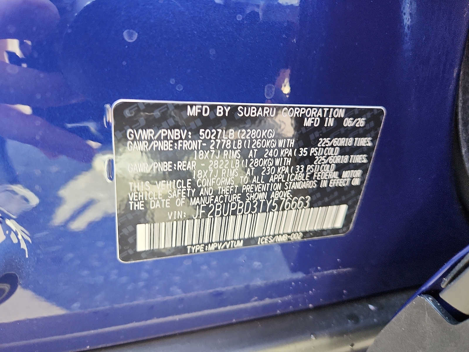 New 2026 Subaru Outback Premium AWD/4WD image 11
