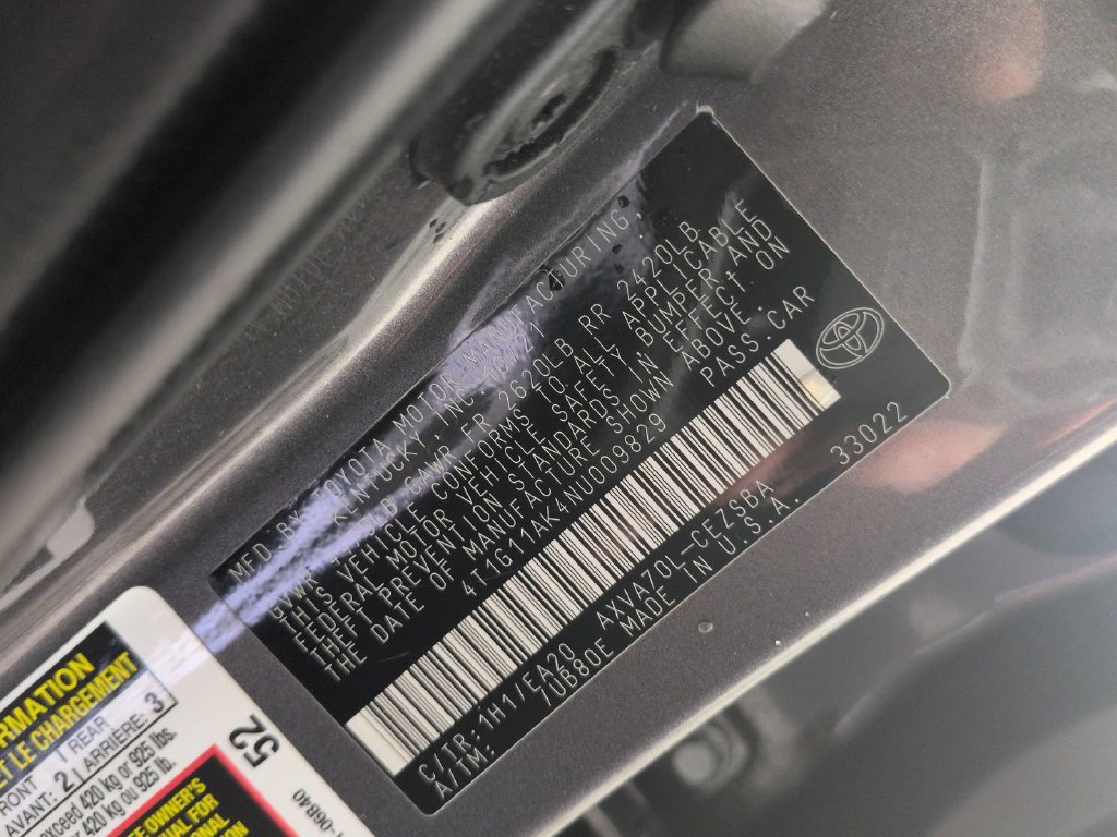 Used 2022 Toyota Camry SE FWD image 46