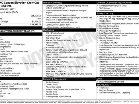 Used 2023 GMC Canyon Elevation RWD image 3