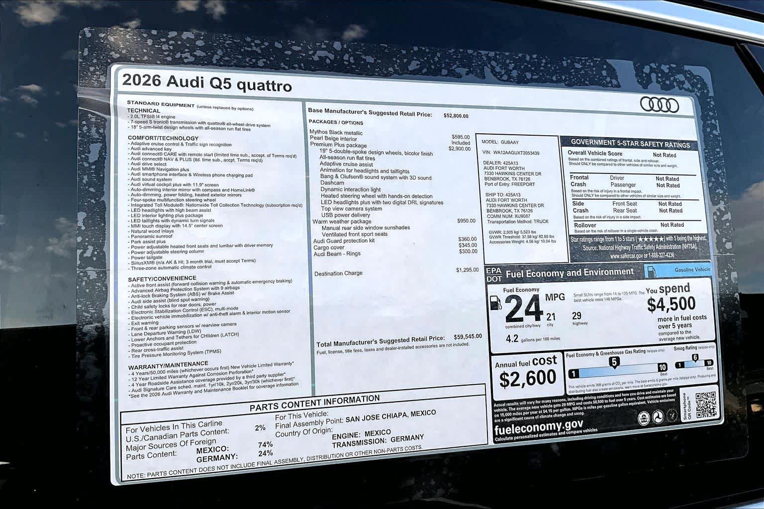 New 2026 Audi Q5 Premium Plus AWD/4WD image 16