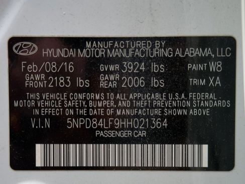 Used 2017 Hyundai Elantra SE w/ SE A/T Tech Package 03 image 51