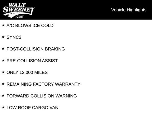 Used 2025 Ford Transit 250 Low Roof w/ Exterior Upgrade Package RWD image 16