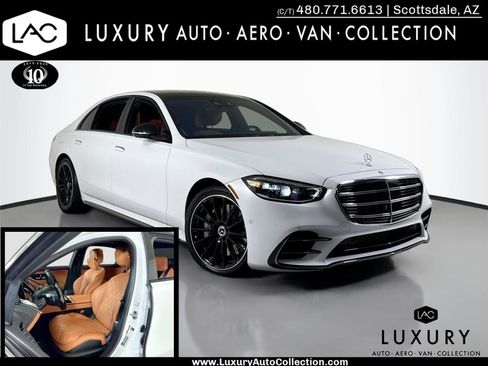 Used 2025 Mercedes-Benz S 580 S 580 * Factory Satin White * image 1