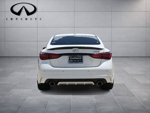 Used 2023 INFINITI Q50 Red Sport 400 w/ Carbon Fiber Package RWD image 6