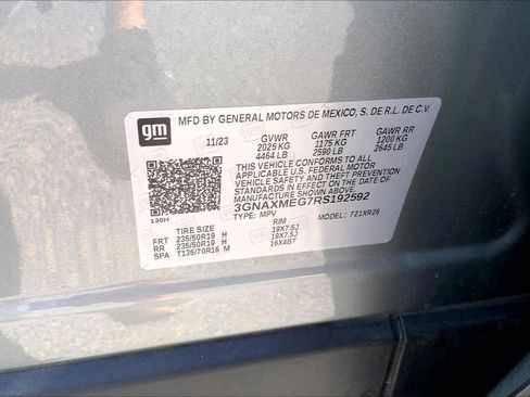 Used 2024 Chevrolet Equinox RS w/ RS Leather Package FWD image 37