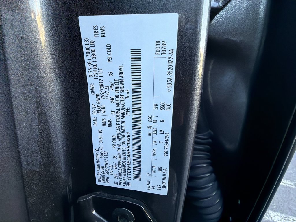 Used 2017 Ford F150 XLT w/ Equipment Group 301A Mid AWD/4WD image 29