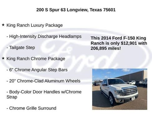 Used 2014 Ford F150 King Ranch w/ King Ranch Luxury Package image 10