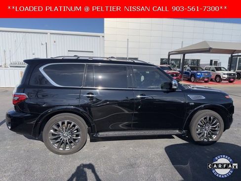 Certified 2022 Nissan Armada Platinum w/ Captain's Chairs Package image 2