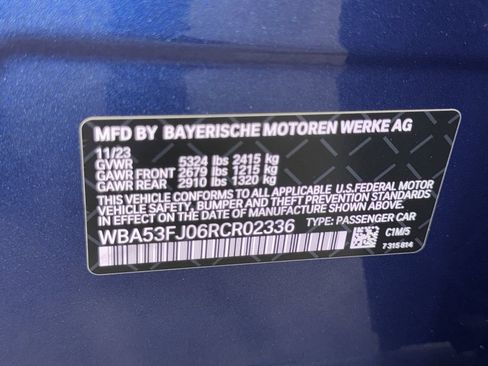 Used 2024 BMW 530i xDrive w/ Convenience Package AWD/4WD image 37