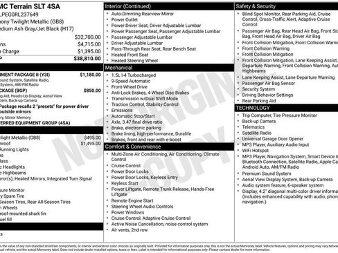 Used 2024 GMC Terrain SLT w/ Infotainment Package II FWD image 23