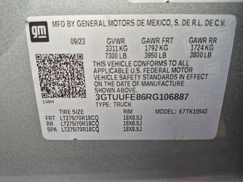 Used 2024 GMC Sierra 1500 AT4X AWD/4WD image 23