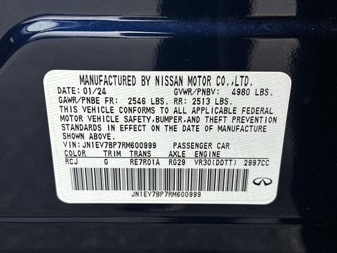 Certified 2024 INFINITI Q50 Luxe w/ Cargo Package RWD image 43