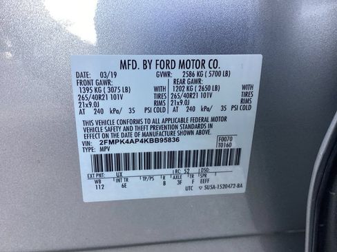 Used 2019 Ford Edge ST w/ Equipment Group 401A AWD/4WD image 80