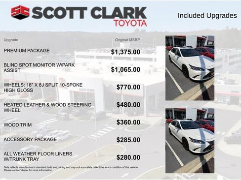 Used 2020 Lexus ES 350 w/ Premium Package FWD image 10