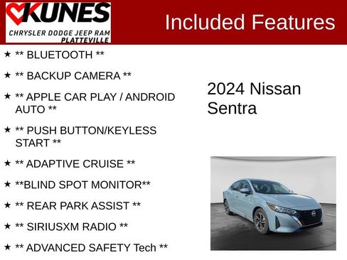 Used 2024 Nissan Sentra SV FWD image 2