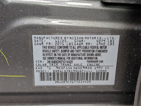 New 2026 Nissan Sentra SV w/ SV Convenience Package image 33