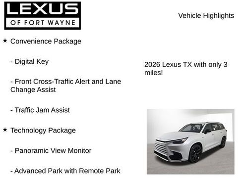 New 2026 Lexus TX 500h AWD image 7