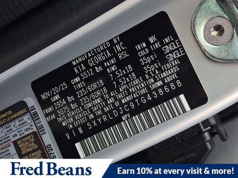 New 2026 Kia Sorento S image 18