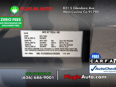 Used 2020 Tesla Model Y Long Range AWD/4WD image 9