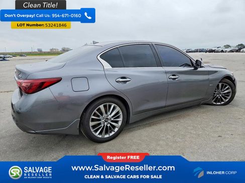 Used 2019 INFINITI Q50 Luxe w/ Essential Package (3.0T Luxe) AWD/4WD image 4