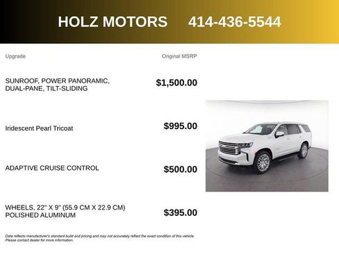 Certified 2023 Chevrolet Tahoe High Country image 5