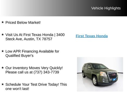 Used 2015 GMC Terrain SLE FWD image 9