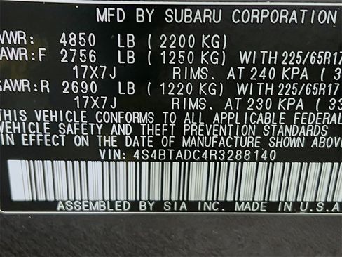 Certified 2024 Subaru Outback Premium image 29