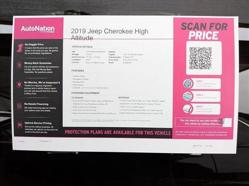 Used 2019 Jeep Cherokee High Altitude AWD/4WD image 23