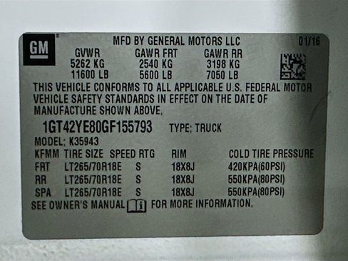 Used 2016 GMC Sierra 3500 Denali w/ Duramax Plus Package AWD/4WD image 40