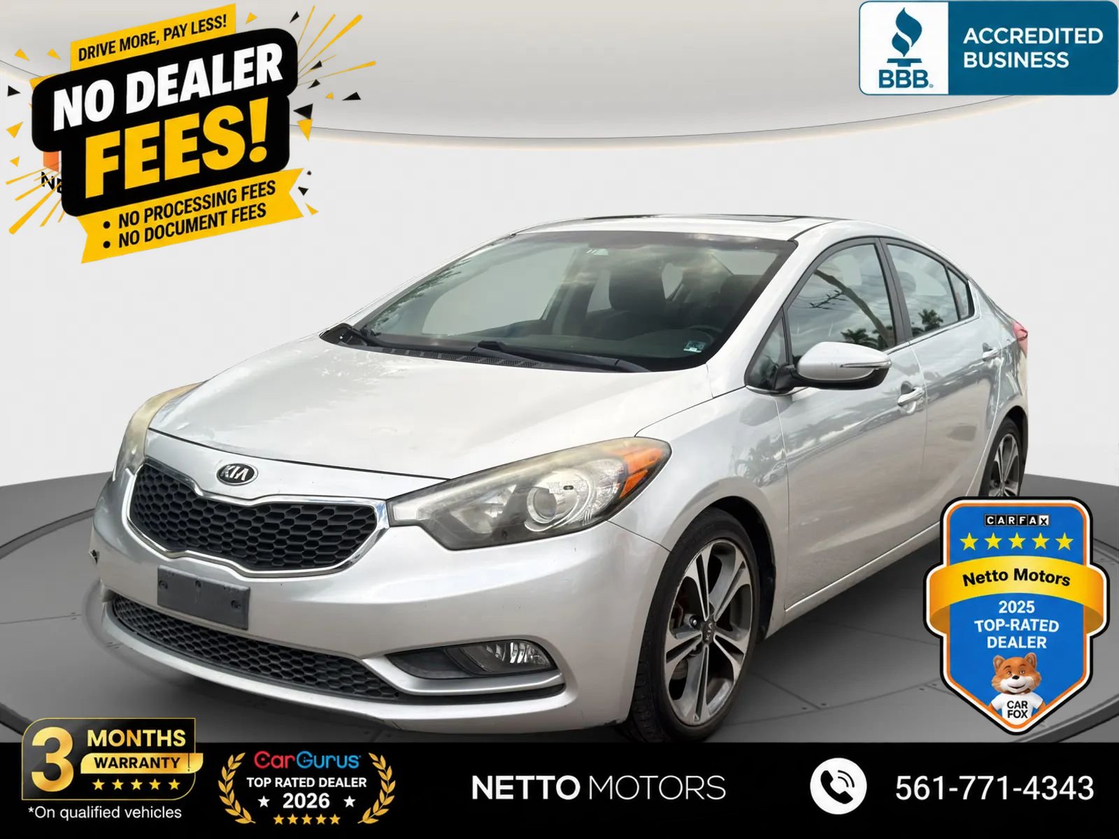 Used 2015 Kia Forte EX w/ Premium Package FWD image 1