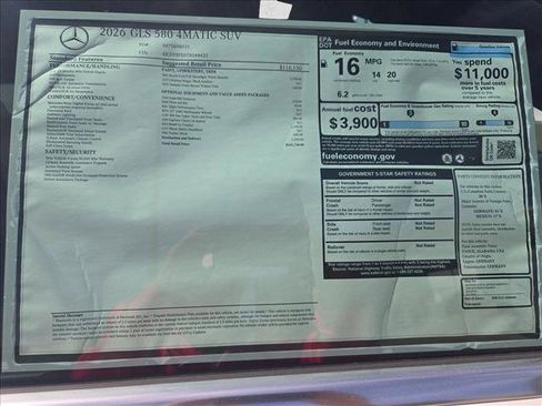 New 2026 Mercedes-Benz GLS 580 4MATIC image 13