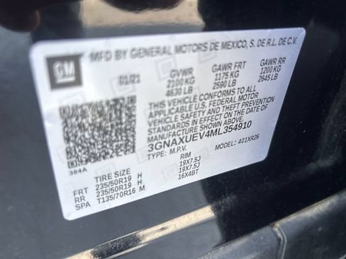 Used 2021 Chevrolet Equinox LT AWD/4WD image 33