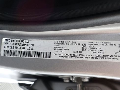 Used 2022 RAM 1500 Laramie w/ Sport Appearance Package image 57