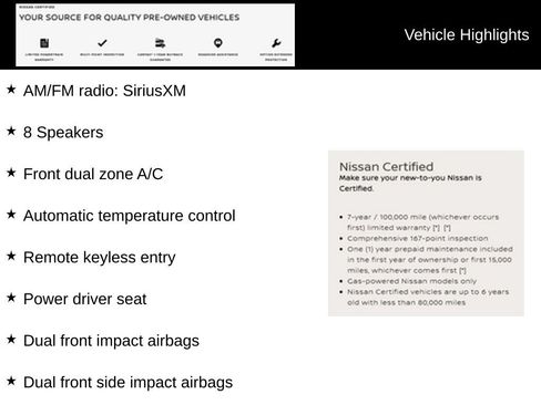 Certified 2026 Nissan Sentra SL w/ Floor Mat Package FWD image 9