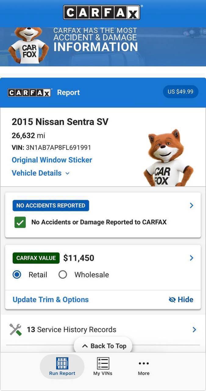 Used 2015 Nissan Sentra SV FWD image 21