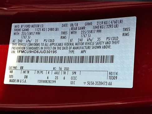 Used 2018 Ford Escape SEL AWD/4WD image 27