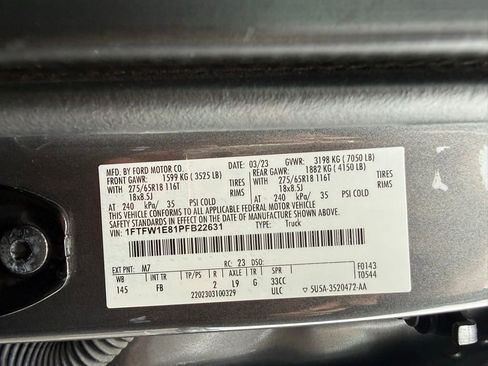Used 2023 Ford F150 XLT w/ Equipment Group 302A High AWD/4WD image 34