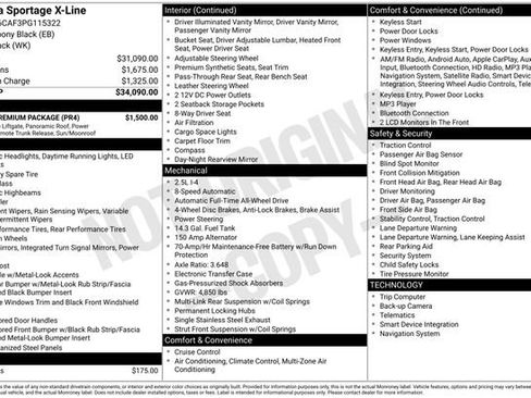 Certified 2023 Kia Sportage X-Line w/ X-Line Premium Package AWD/4WD image 41