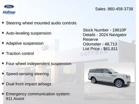 Certified 2024 Lincoln Navigator Reserve AWD/4WD image 25