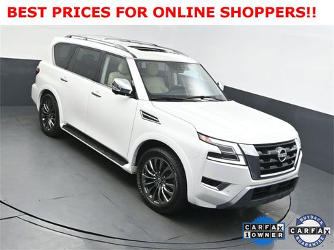 Used 2024 Nissan Armada Platinum w/ Captain's Chairs Package image 1
