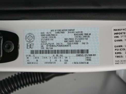 Certified 2025 Ford F150 XLT w/ Equipment Group 301A Standard AWD/4WD image 23