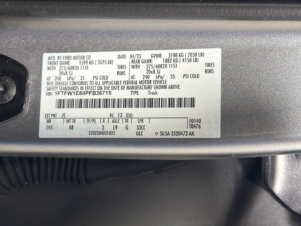 Used 2023 Ford F150 XLT w/ Equipment Group 302A High AWD/4WD image 35