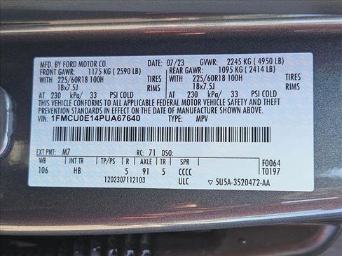 Used 2023 Ford Escape SE image 21