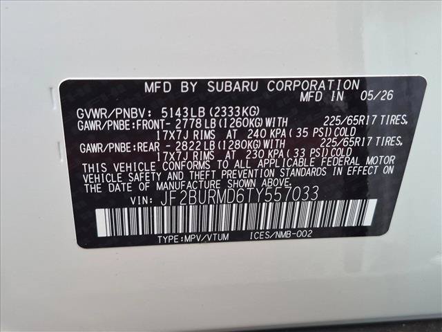 New 2026 Subaru Outback Wilderness AWD/4WD image 18
