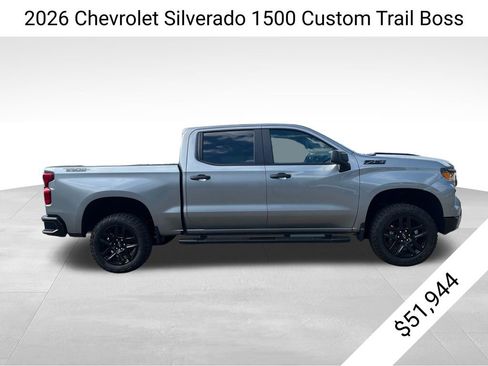 New 2026 Chevrolet Silverado 1500 Custom Trail Boss w/ Dark Appearance Package image 2