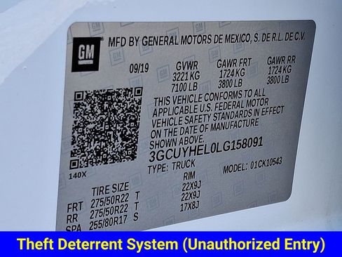 Certified 2020 Chevrolet Silverado 1500 High Country w/ Technology Package image 30