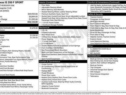 Used 2025 Lexus IS 350 F Sport w/ Navigation Package