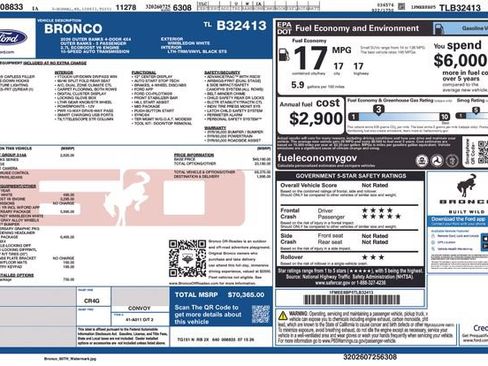 New 2026 Ford Bronco Outer Banks AWD/4WD image 26