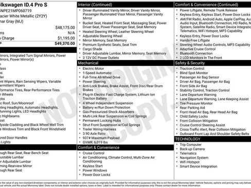 Used 2021 Volkswagen ID.4 Pro S image 61