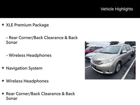 Used 2017 Toyota Sienna XLE Premium FWD image 7